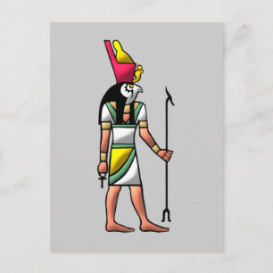 Ägypten Gott Horus egypten gud Vykort