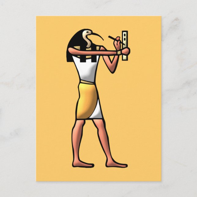 Ägypten Gott Thot egypten gud Vykort (Framsida)