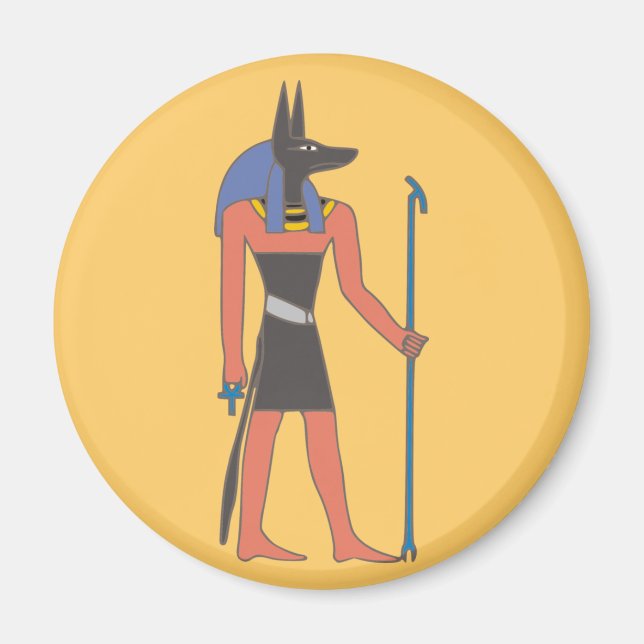Ägypten Gottheit Anubis egypt deity Magnet (Framsidan)