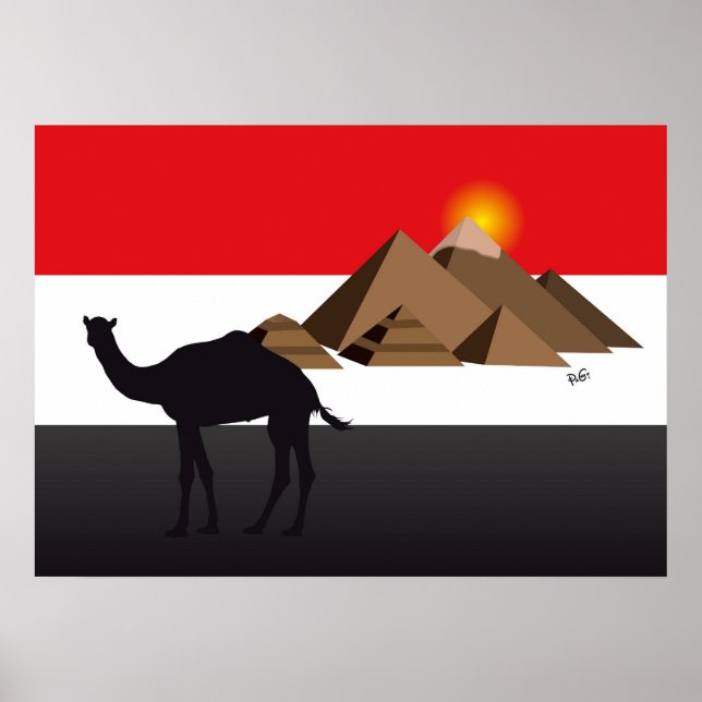 Ägypten - Poster Egypten (Framsidan)