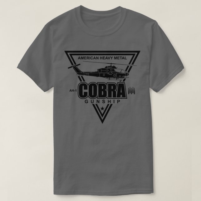 AH1 Cobra Gunship  T Shirt (Design framsida)