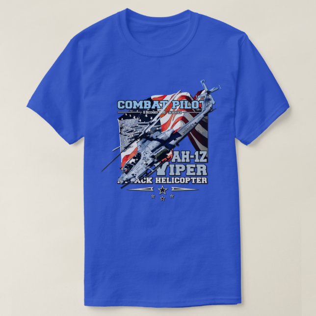 AH1Z Viper-attackhelikopter T Shirt (Design framsida)