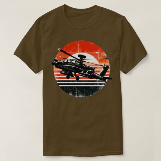 AH64 Apache 1 T Shirt (Design framsida)