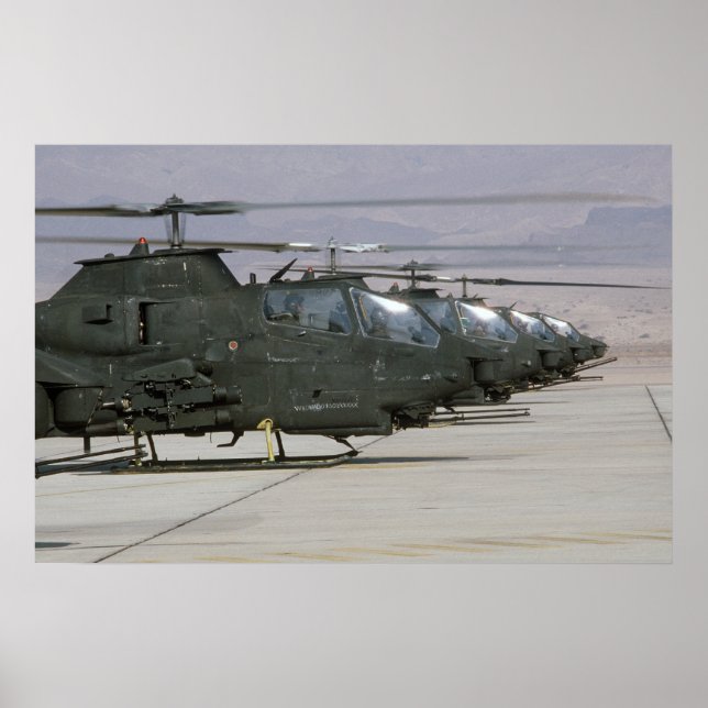 AH-1 Cobras Poster (Framsidan)