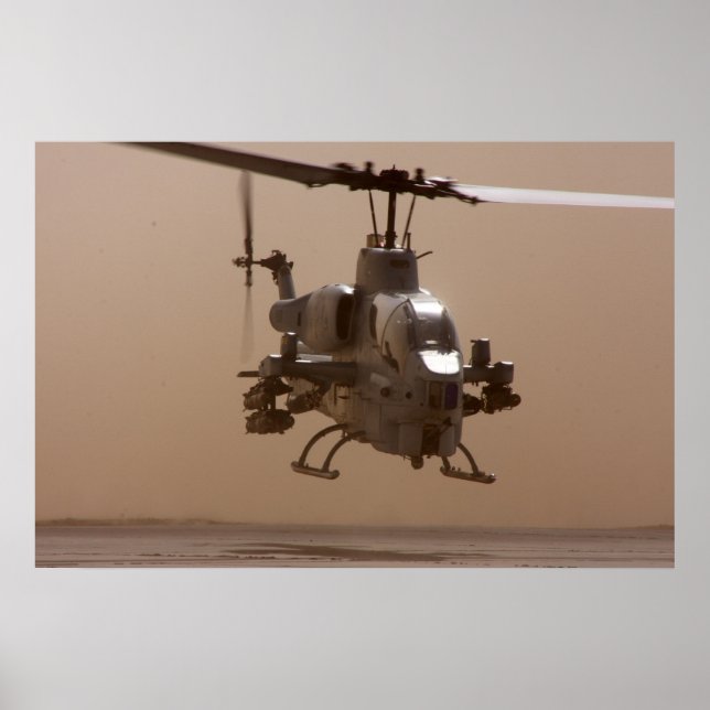 AH-1W Toppen Cobra Poster (Framsidan)