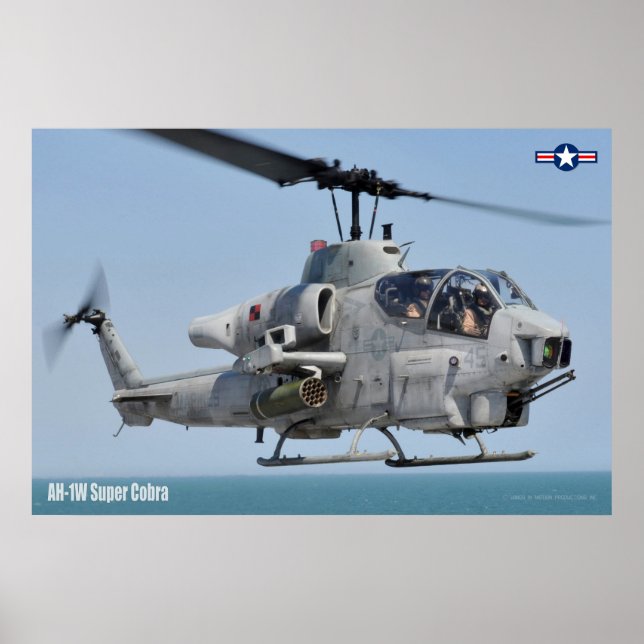 AH-1W TOPPEN COBRA POSTER (Framsidan)