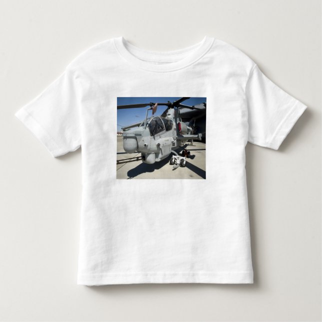 AH-1Z Toppen Cobra-attackhelikopter T Shirt (Framsida)