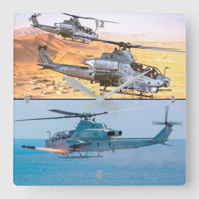 AH-1Z VIPER FYRKANTIG KLOCKA (Framsida)