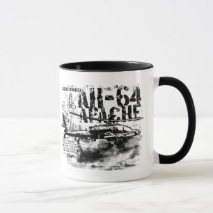 AH-64 Apache 11 oz Ringer Mugg