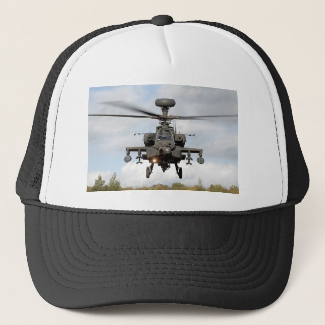 ah 64 apache longbow helocopter militär keps (Framsida)