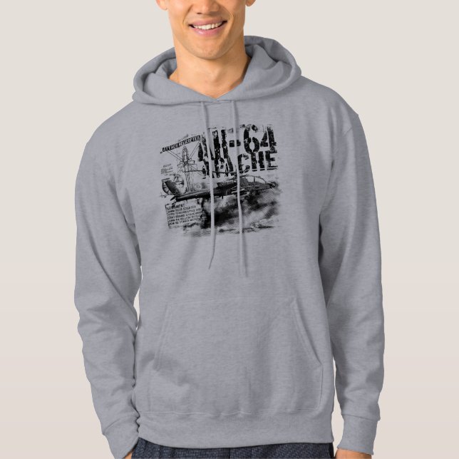 AH-64 Apache Manar Basic Hooded Sweatshirt (Framsida)