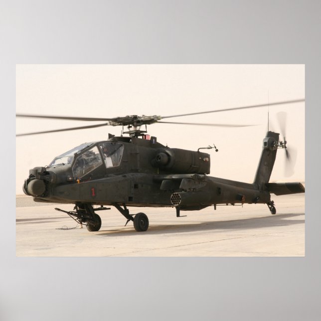 AH-64 Apache Poster (Framsidan)