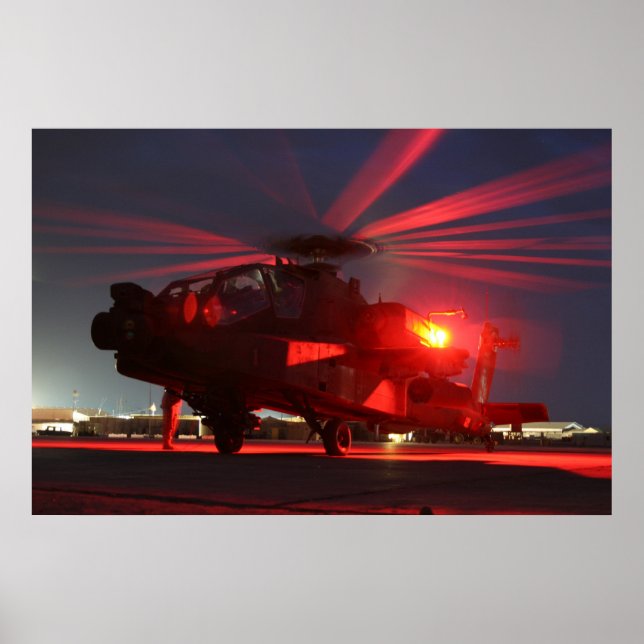 AH-64 Apache Poster (Framsidan)