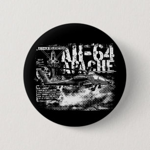 AH-64 Apache Round Button Knapp
