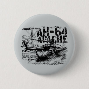 AH-64 Apache Round Button Knapp