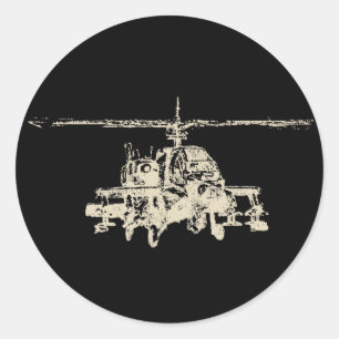 AH-64 Apache Runt Klistermärke