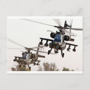 AH-64 Apache Vykort