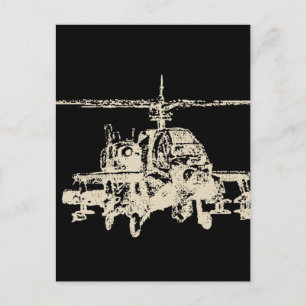 AH-64 Apache Vykort
