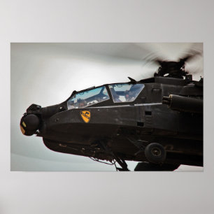 AH-64D Apache-helikopter Poster
