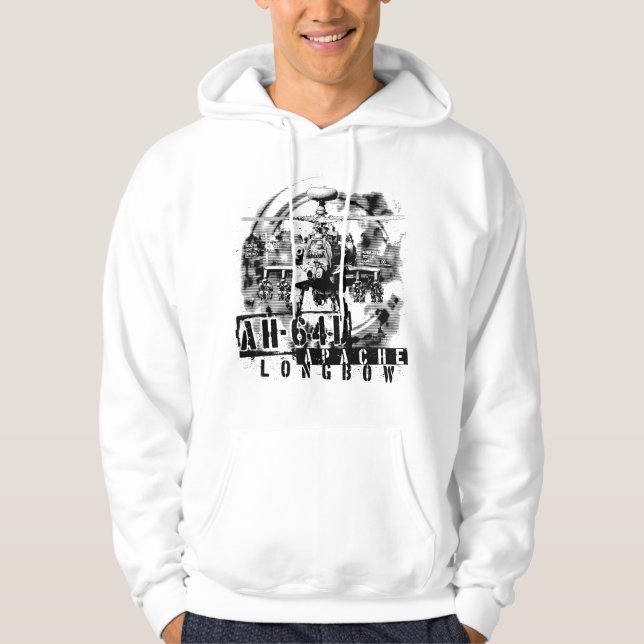 AH-64D Apache Longbow Hoodie (Framsida)