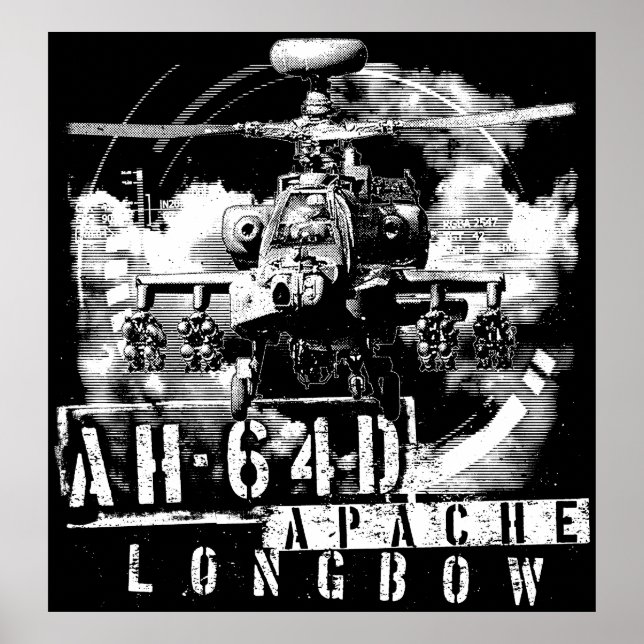 AH-64D Apache Longbow Poster (Framsidan)