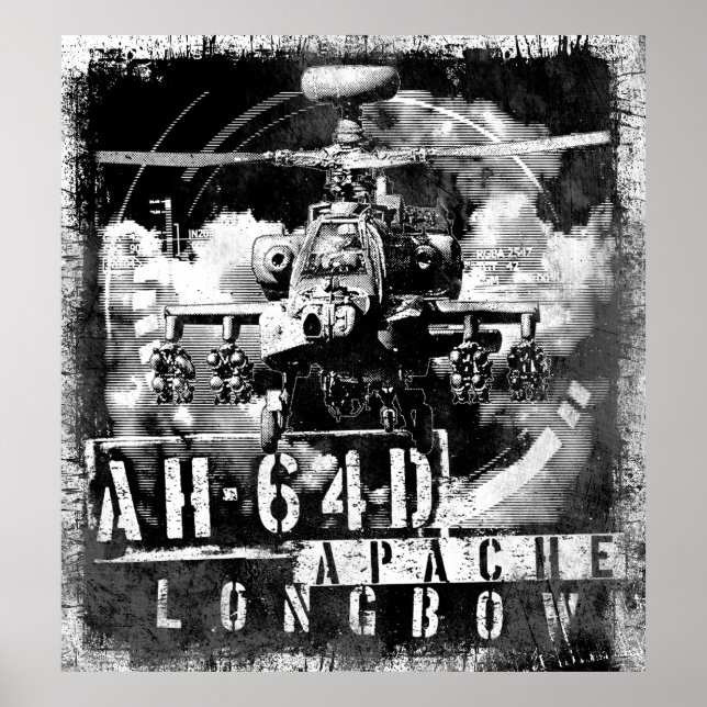 AH-64D Apache Longbow Poster (Framsidan)