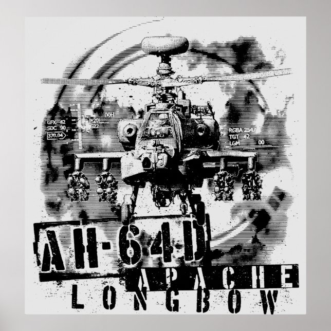 AH-64D Apache Longbow Poster (Framsidan)