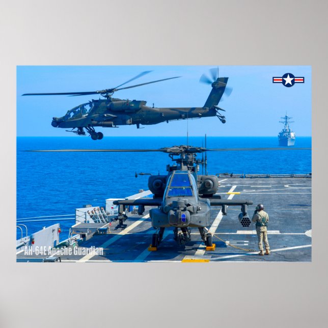 AH-64E APACHE GUARDIAN POSTER (Framsidan)