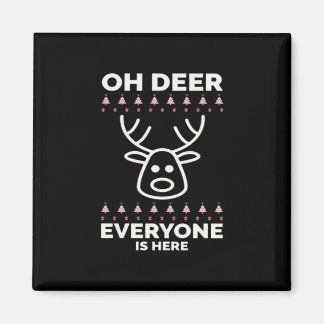 Åh Älg Alla är här Modern stil Magnet
