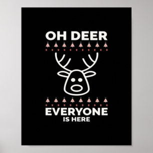 Åh Älg Alla är Här Modern Stil Poster