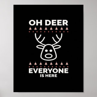 Åh Älg Alla är här Modern stil Poster