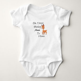 Åh Älg, Bebis Är Här Babykläder, Personlig T Shirt