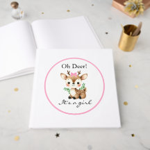 Åh Älg Det Är En Tjej Baby Shower