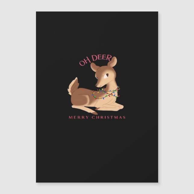 Åh Älg Jul Modern Design  (Framsida)