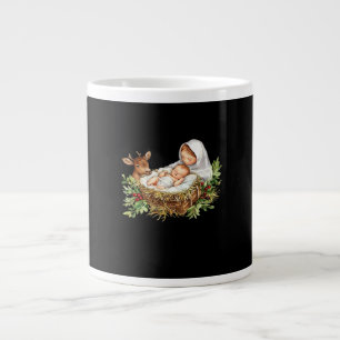 Åh Älg Maria Julkrubba Julen Jesus   Jumbo Mugg