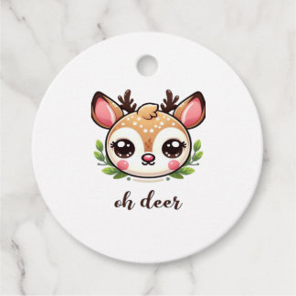 Åh Älg Söt Älg Minimal Design Gåvor Etiketter