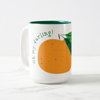 Åh, älskling Clementine! Två-Tonad Mugg