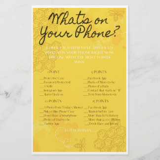 Åh, Babee, vad finns på ditt Mobila spel? Flygblad