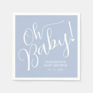 Åh Baby! Blue Boy Baby Shower Pappersservett