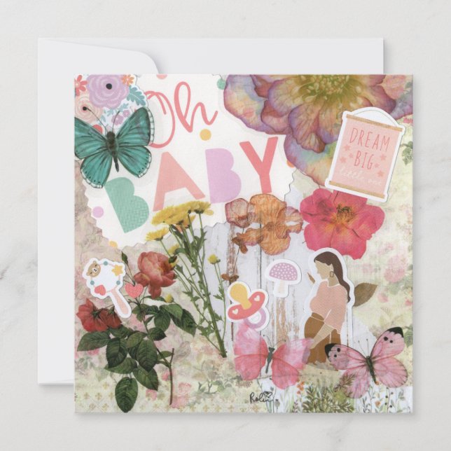 Åh Baby! Flyttkort för babyskor (Framsida)