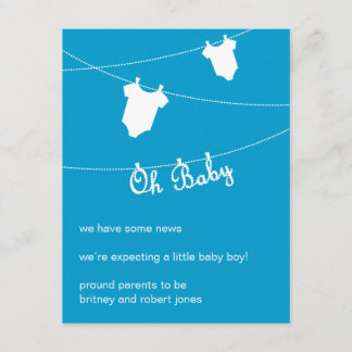 Åh Baby! Meddelande om gravid