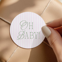 Åh Baby Rosa Färdig Girl Baby Shower
