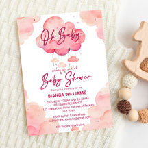 Åh baby rosa whimsisisical Molndusch-mall för baby
