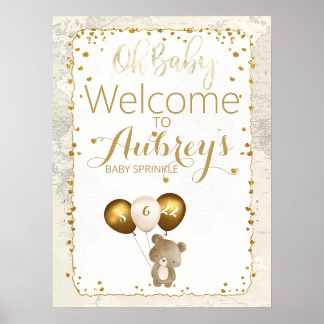 Åh Baby, Sprinkle Welcome Poster (Framsidan)
