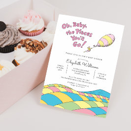 Åh, Baby, Ställen du ska gå på tjejen Baby Shower Inbjudningar