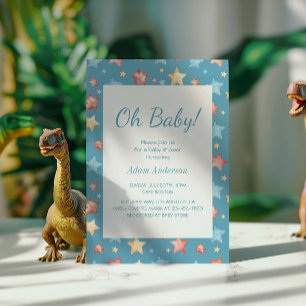 Åh Baby! Starry Himmel Baby Shower - Boy Baby Show Inbjudningar