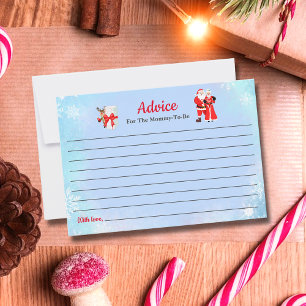 Åh Baby Tomte & Tomtemor Baby Shower Råd Inbjudningar