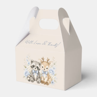 Åh Baby Tvättbjörn och Hjort Babyfirande Presentaskar