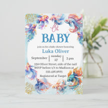 åh baby under havets babydusch