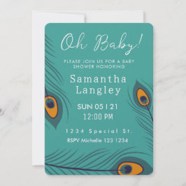 Åh Baby! Vår Baby Shower Inbjudan